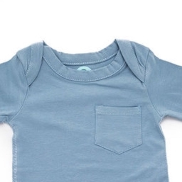 Long Sleeved Top - Misty Blue - Picture 2 of 3